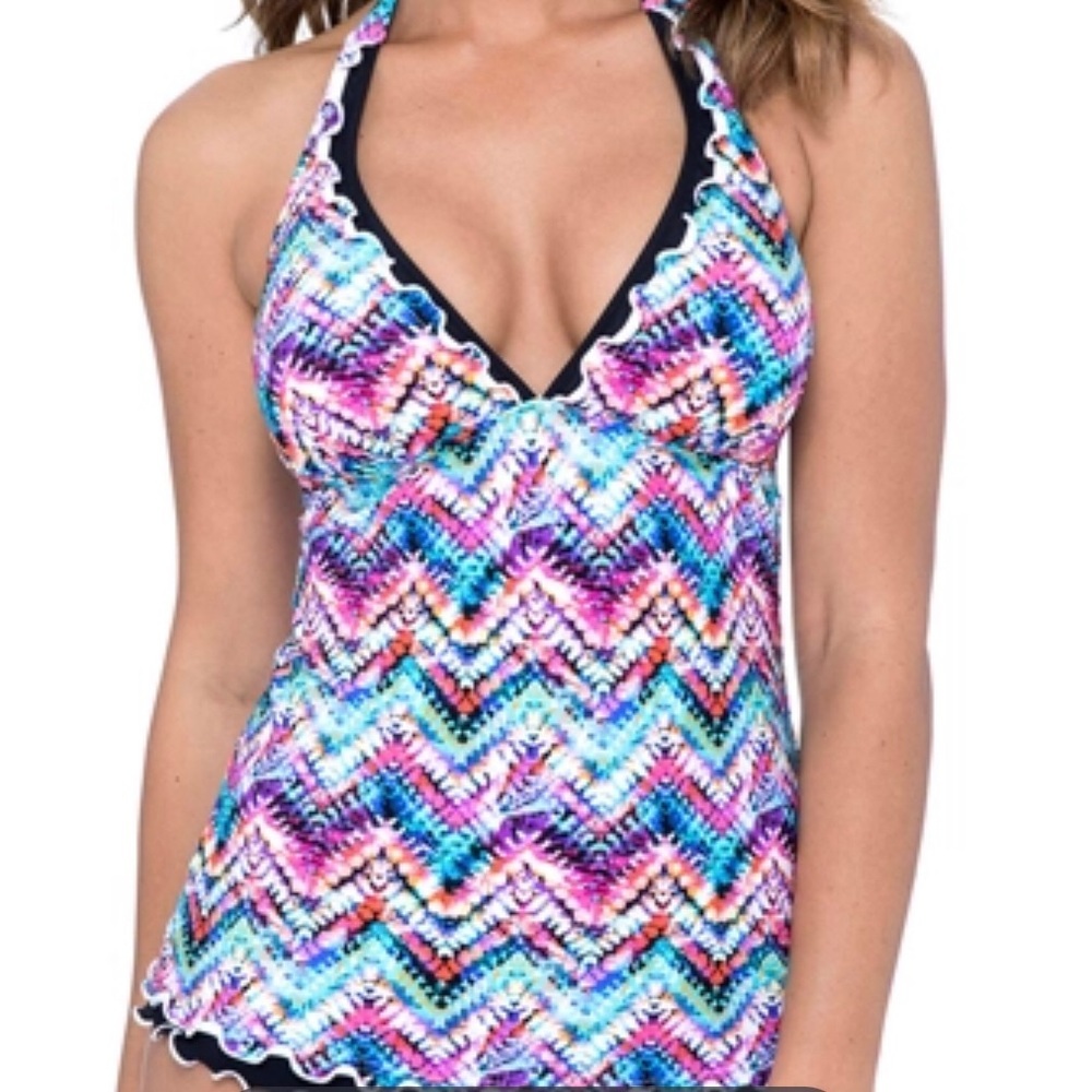 Profile by Gottex Fantasy Halters Tankini Top